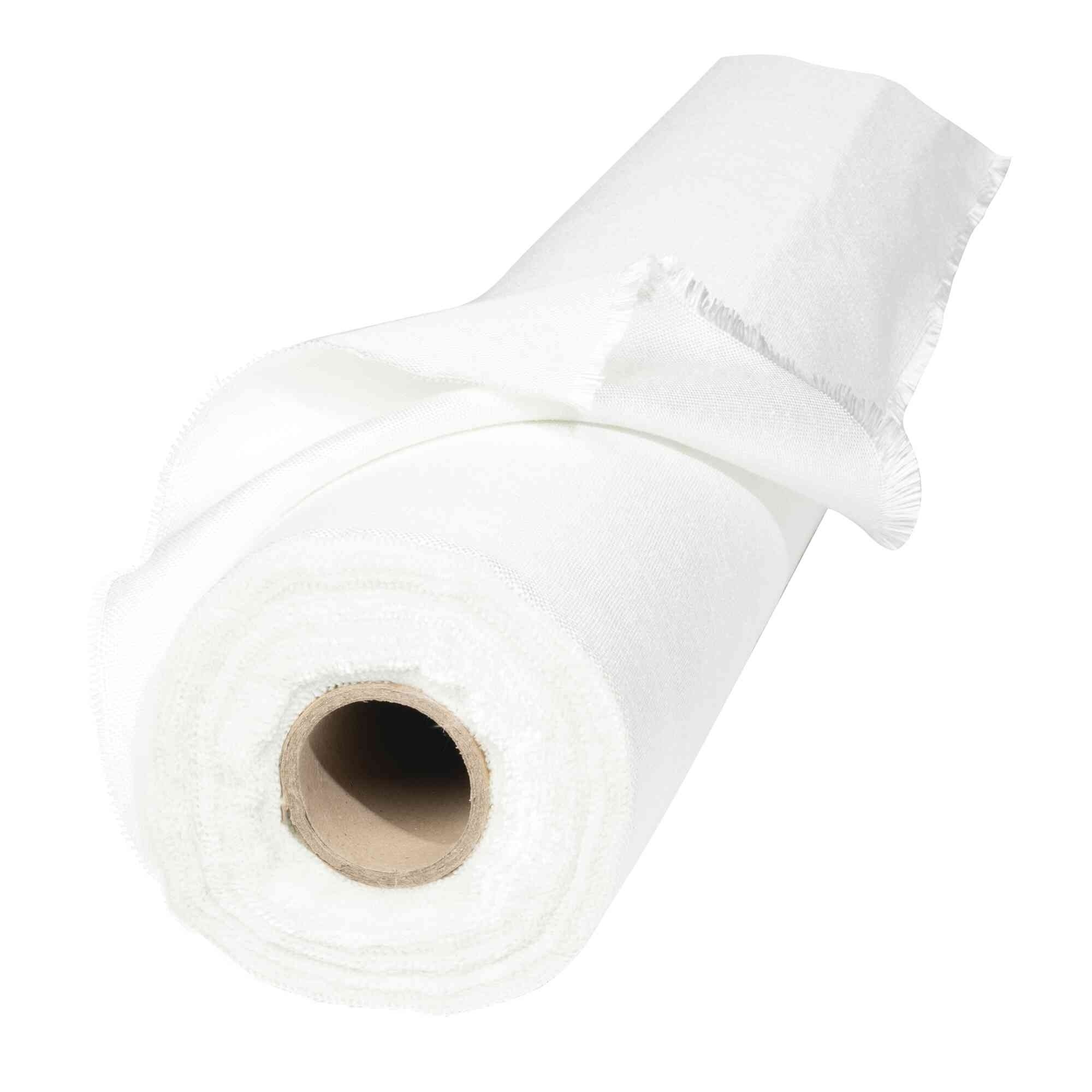 Jackson Safety® - Welding Blanket - Uncoated Fiberglass - Weight (per sq. yd.) 18 oz - Thickness 0.028" - White - 3.3' x 150' - Model # 36144